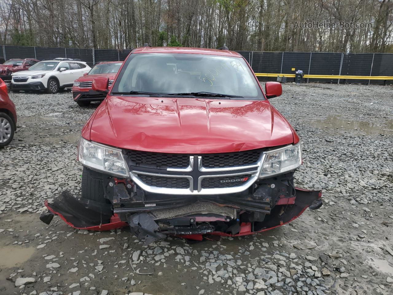 2017 Dodge Journey Sxt Red vin: 3C4PDCBG0HT530918