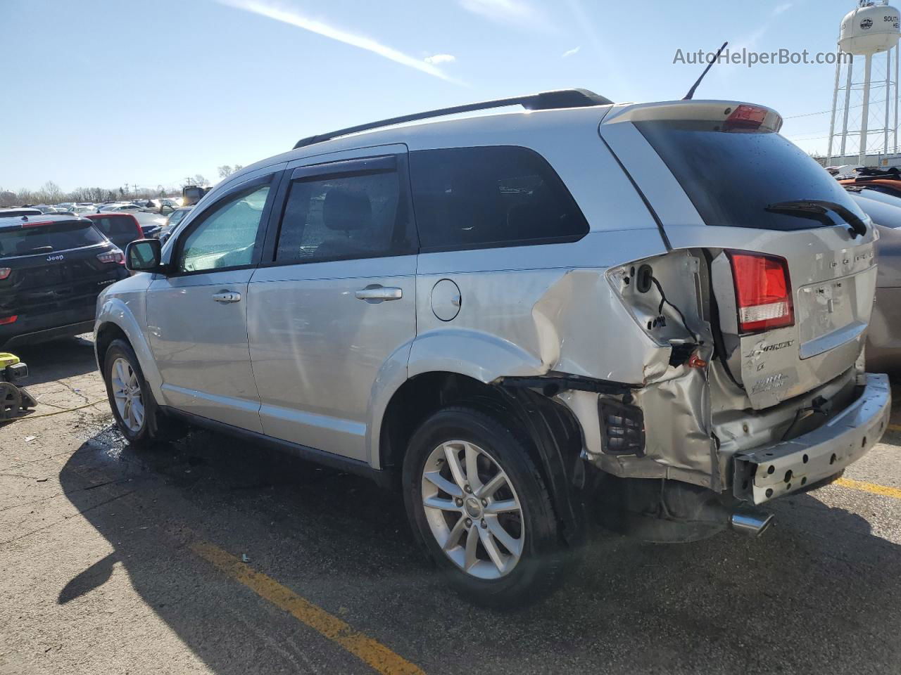 2014 Dodge Journey Sxt Silver vin: 3C4PDCBG1ET107941