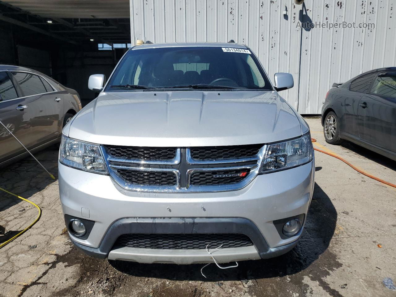 2014 Dodge Journey Sxt Серебряный vin: 3C4PDCBG1ET107941