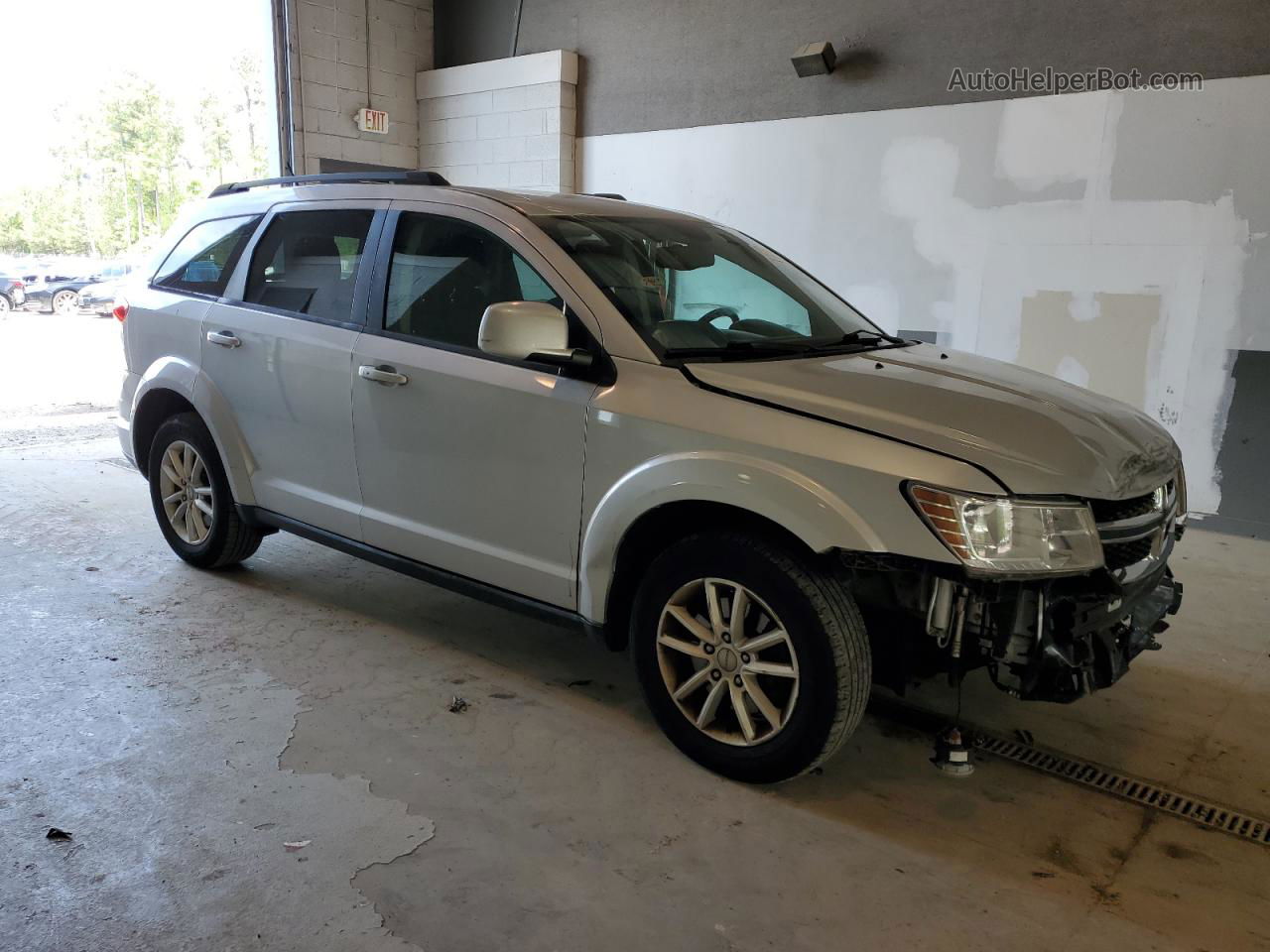 2014 Dodge Journey Sxt Silver vin: 3C4PDCBG1ET313549