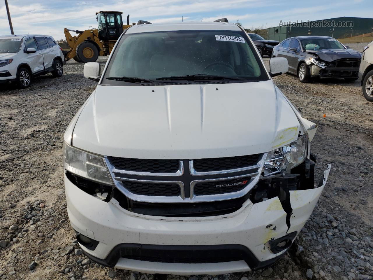 2015 Dodge Journey Sxt White vin: 3C4PDCBG1FT627932