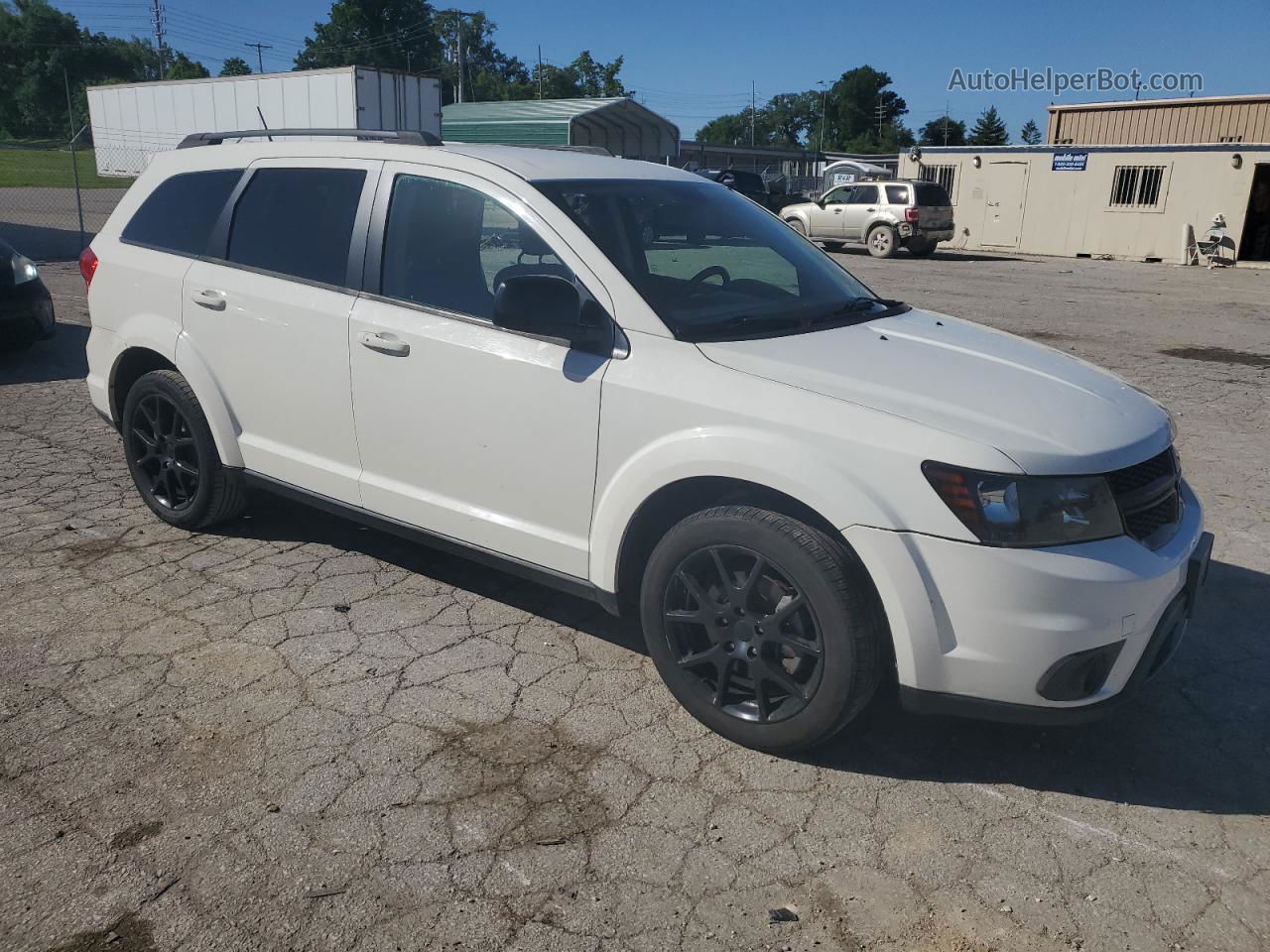 2015 Dodge Journey Sxt White vin: 3C4PDCBG1FT679223