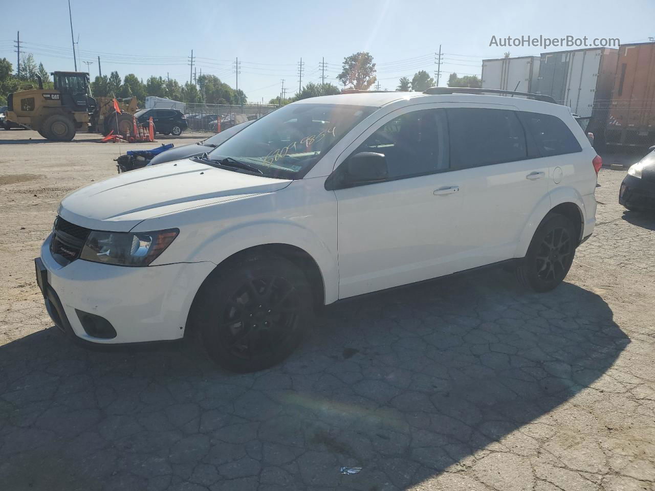 2015 Dodge Journey Sxt White vin: 3C4PDCBG1FT679223