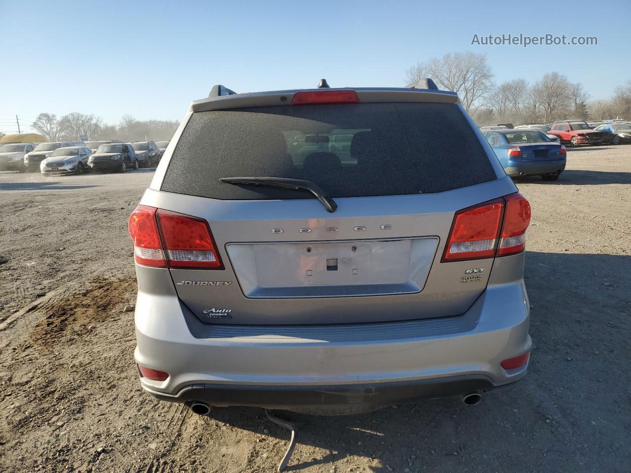 2015 Dodge Journey Sxt Серебряный vin: 3C4PDCBG1FT696538