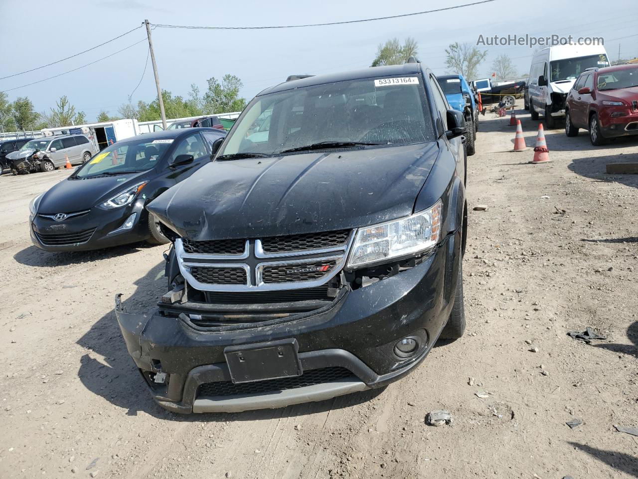 2015 Dodge Journey Sxt Black vin: 3C4PDCBG1FT696989