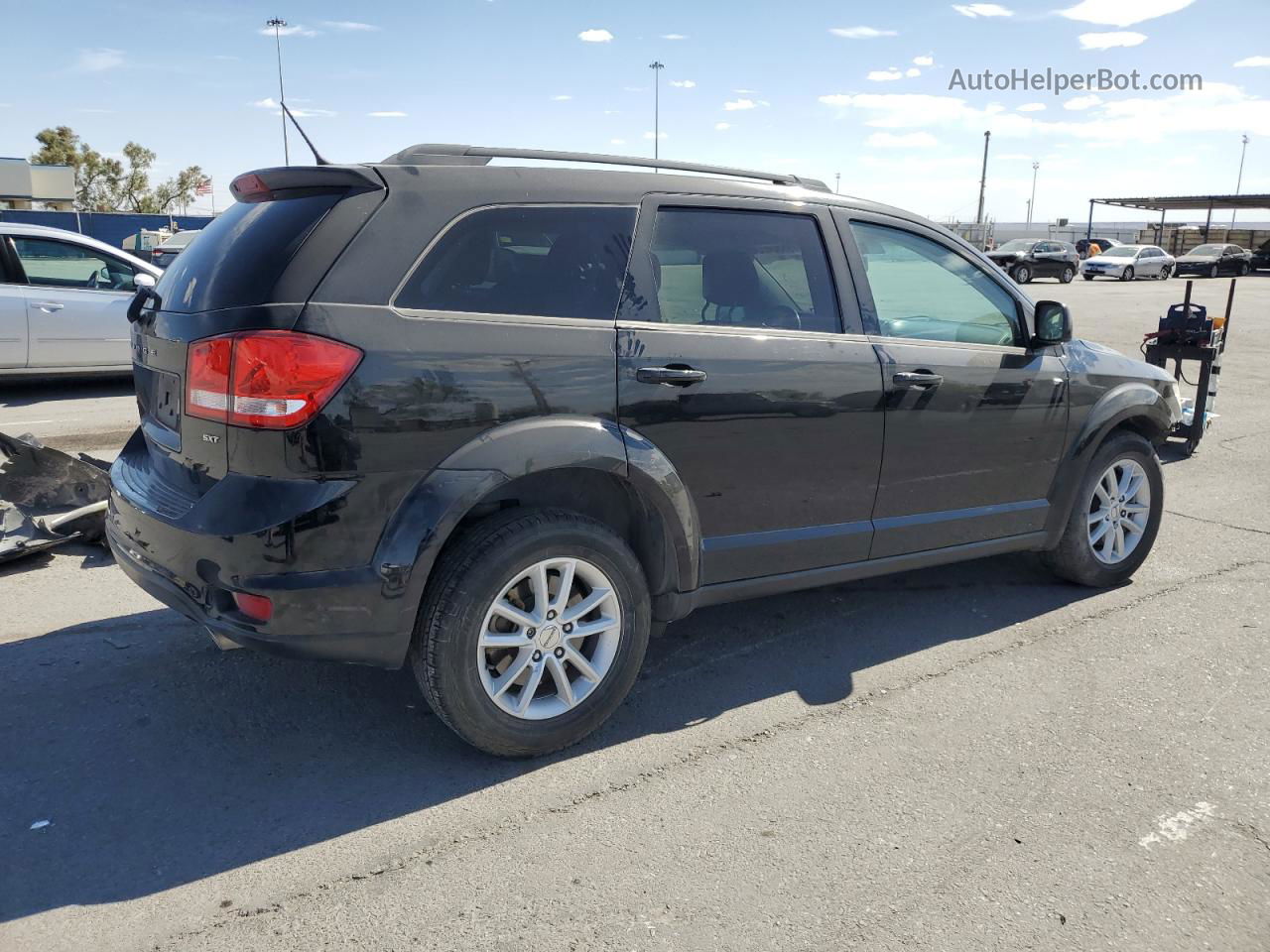 2015 Dodge Journey Sxt Черный vin: 3C4PDCBG1FT700698