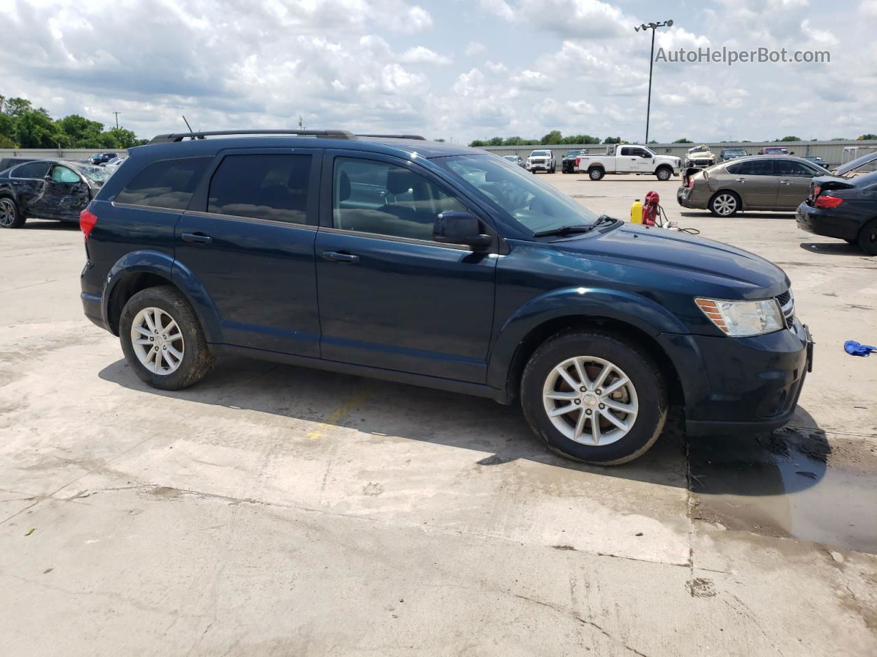 2015 Dodge Journey Sxt Blue vin: 3C4PDCBG1FT743325