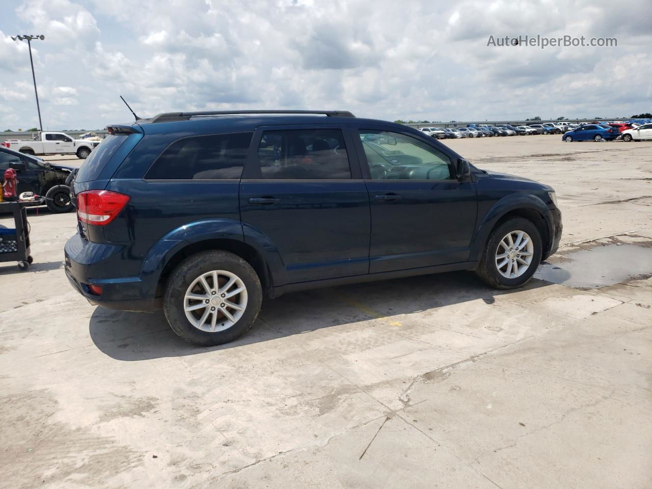 2015 Dodge Journey Sxt Blue vin: 3C4PDCBG1FT743325