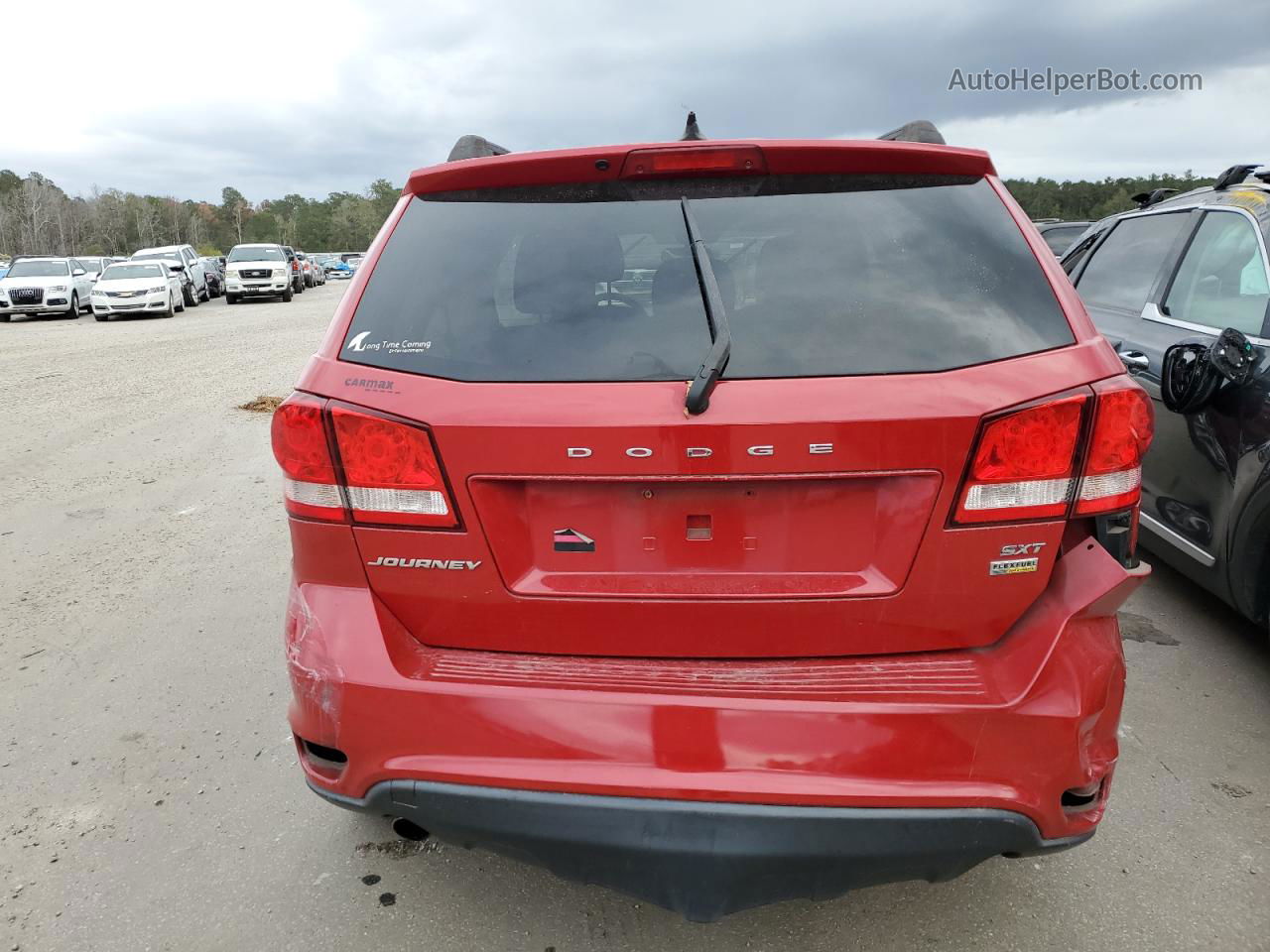 2015 Dodge Journey Sxt Red vin: 3C4PDCBG1FT743504