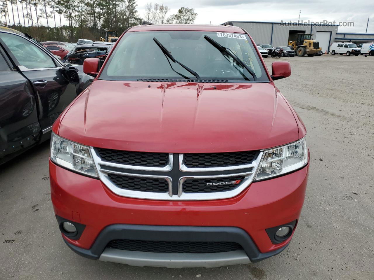 2015 Dodge Journey Sxt Red vin: 3C4PDCBG1FT743504