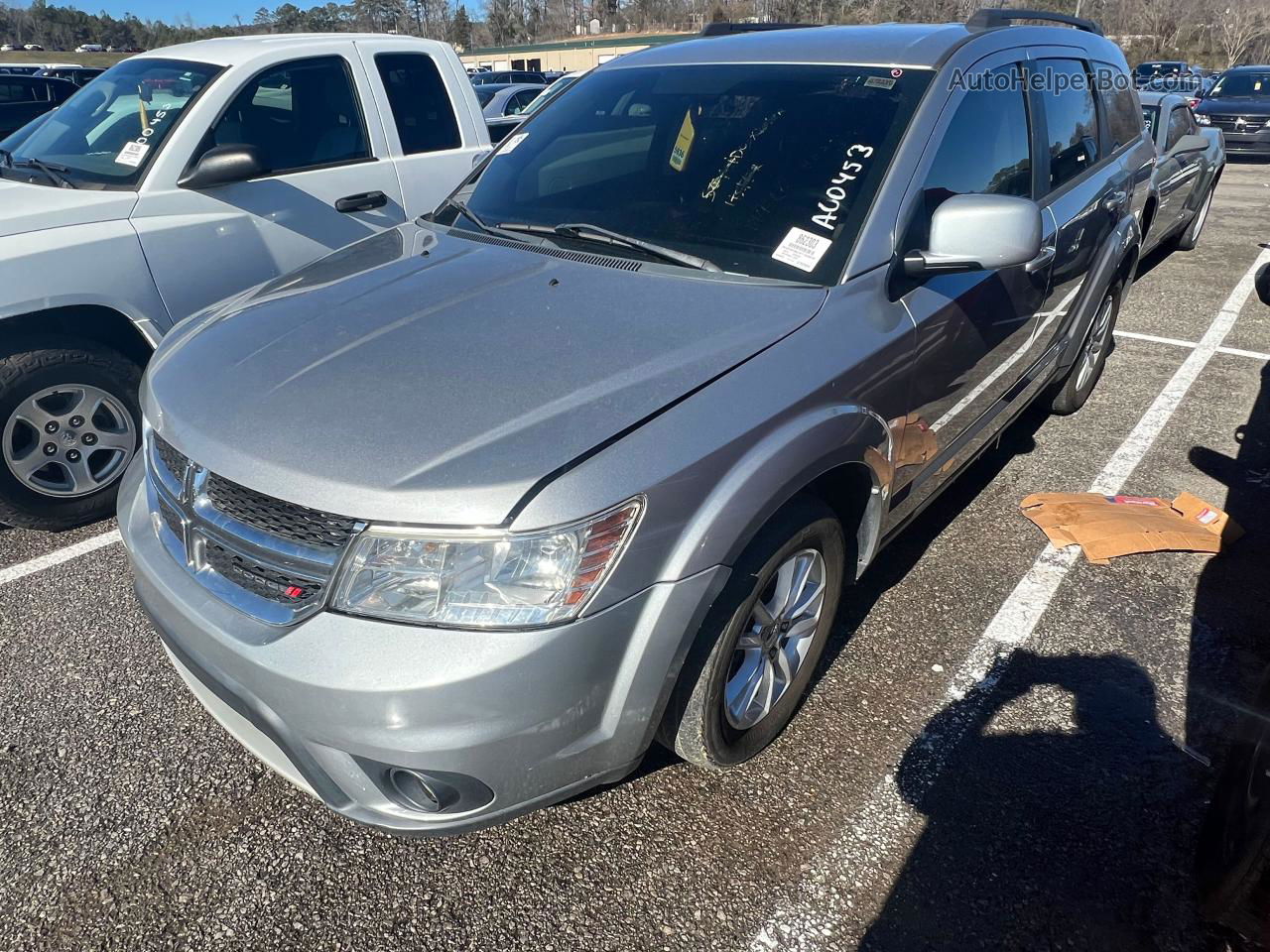 2015 Dodge Journey Sxt Silver vin: 3C4PDCBG1FT754678