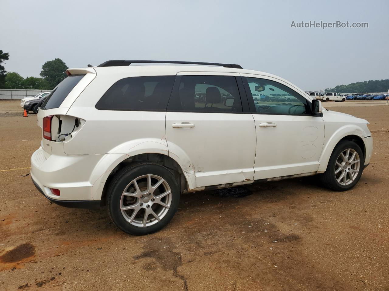 2016 Dodge Journey Sxt White vin: 3C4PDCBG1GT104105