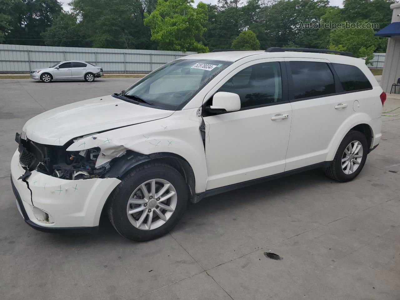 2016 Dodge Journey Sxt White vin: 3C4PDCBG1GT228536