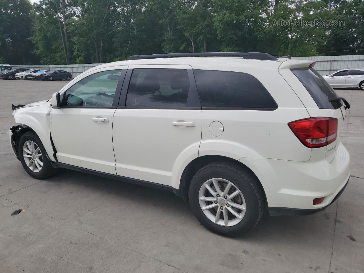 2016 Dodge Journey Sxt White vin: 3C4PDCBG1GT228536