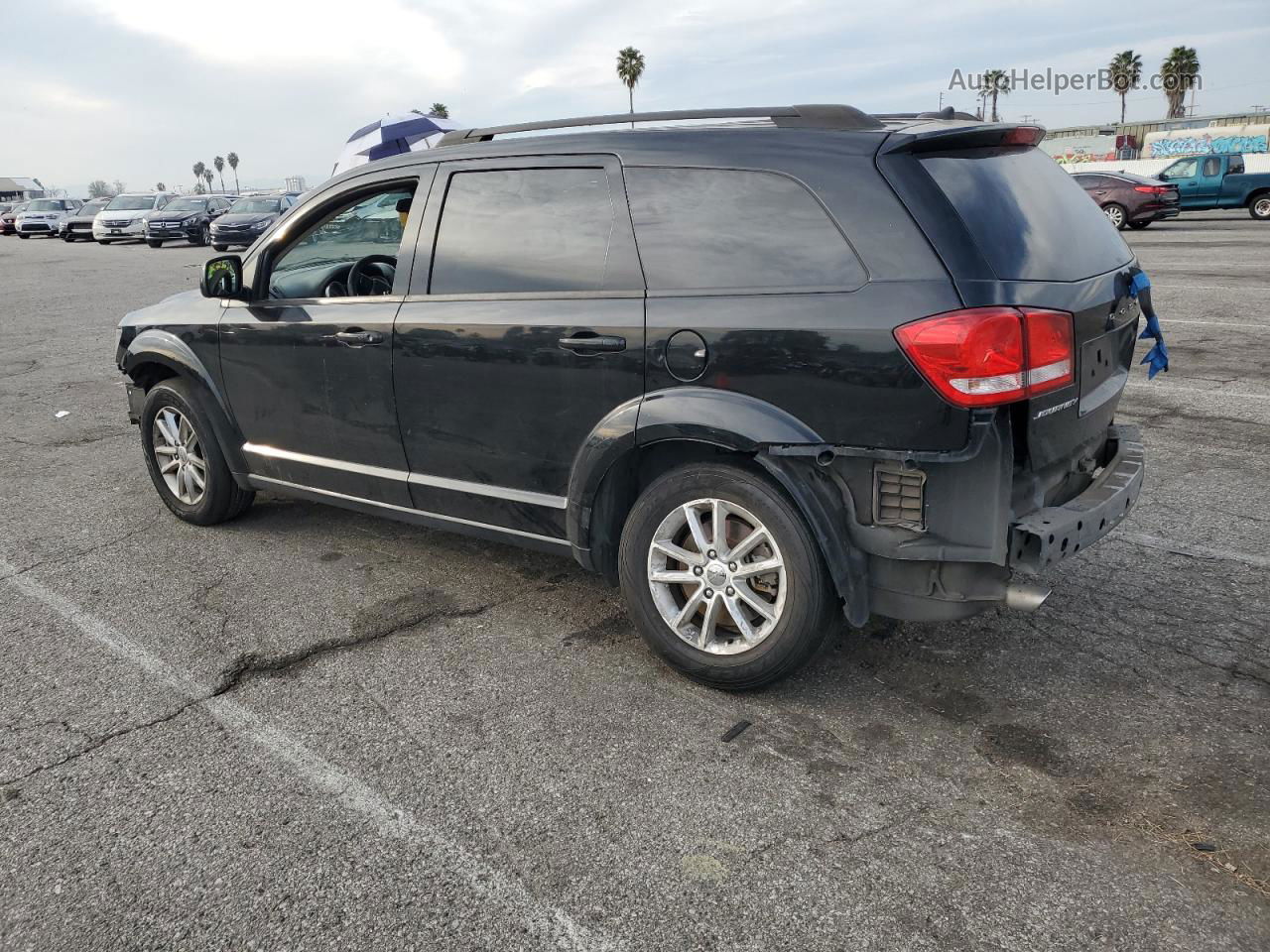 2017 Dodge Journey Sxt Черный vin: 3C4PDCBG1HT511634