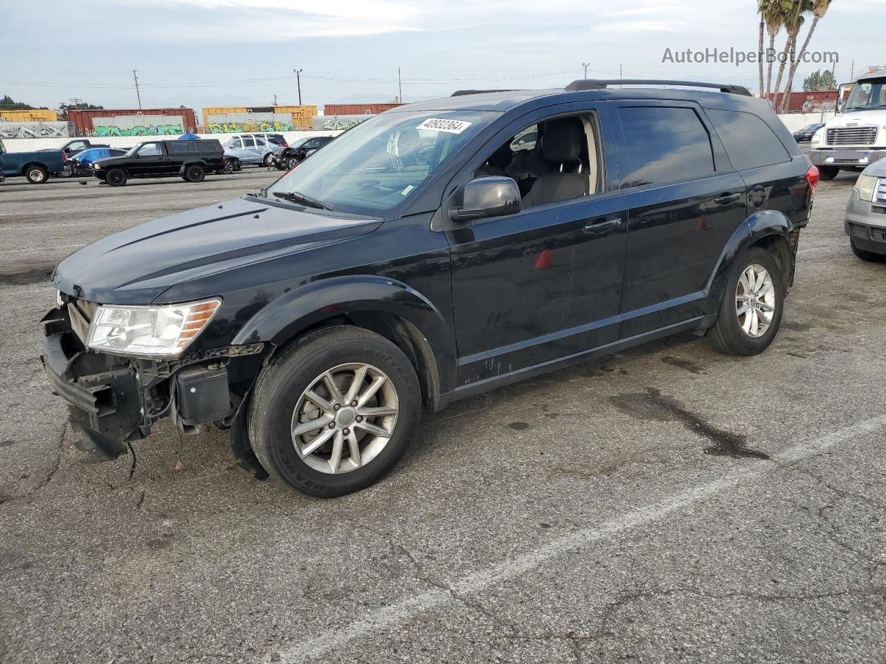 2017 Dodge Journey Sxt Черный vin: 3C4PDCBG1HT511634