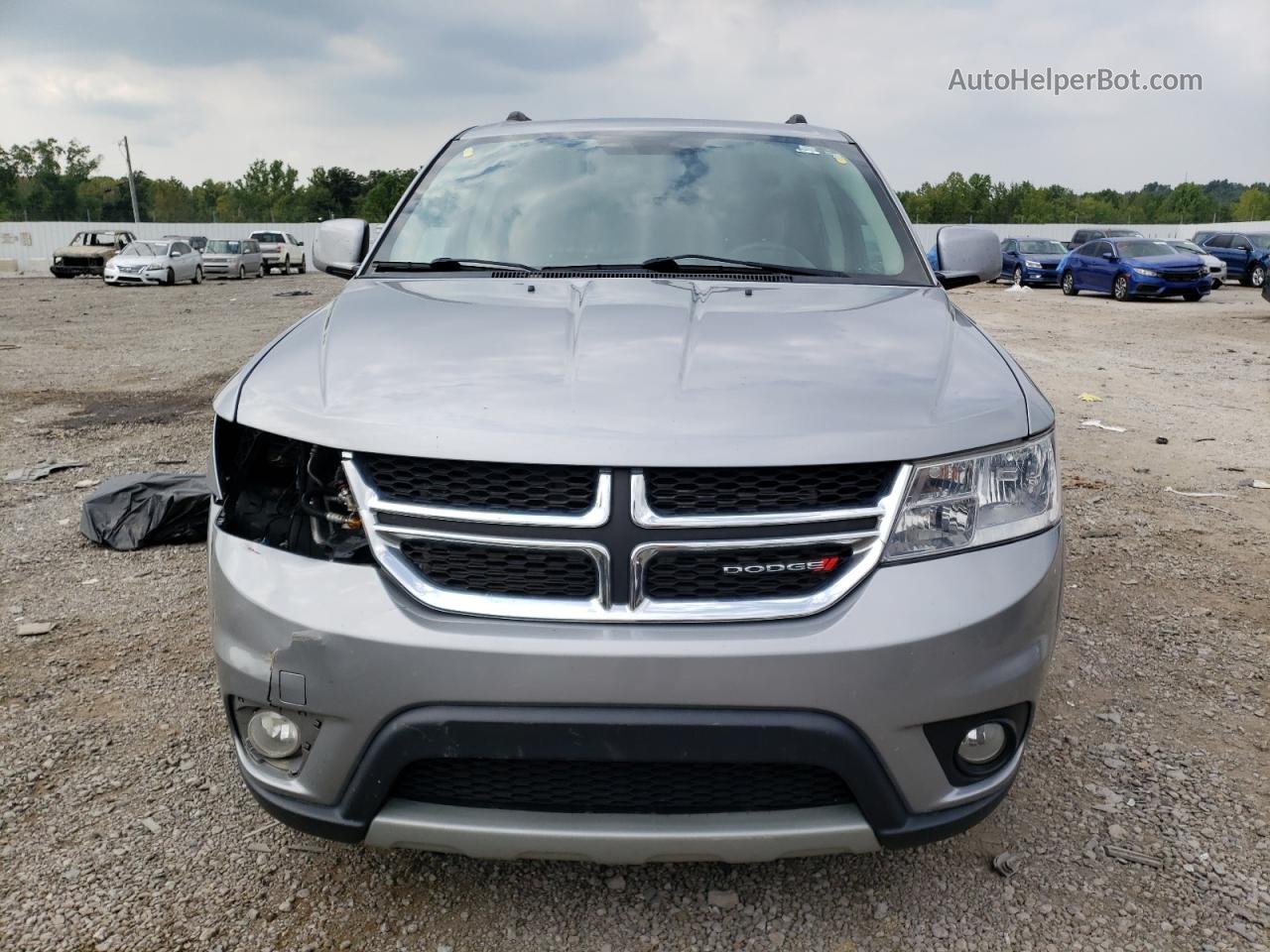 2017 Dodge Journey Sxt Серебряный vin: 3C4PDCBG1HT521578