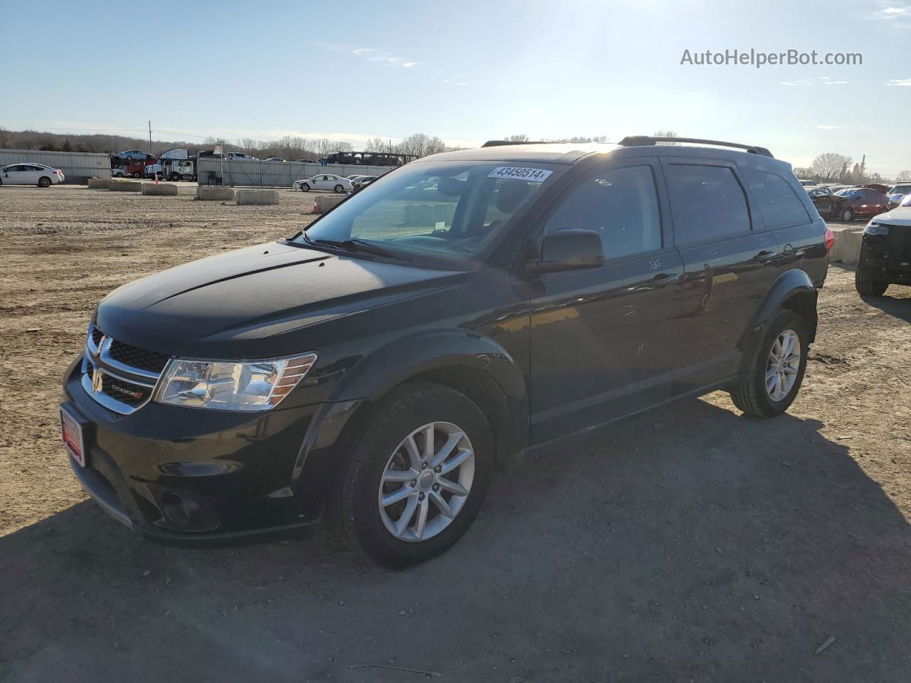 2017 Dodge Journey Sxt Черный vin: 3C4PDCBG1HT538249