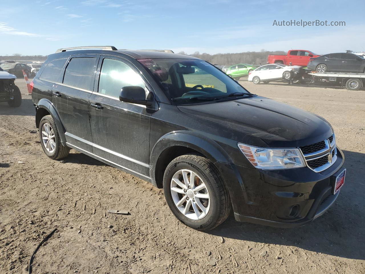 2017 Dodge Journey Sxt Черный vin: 3C4PDCBG1HT538249