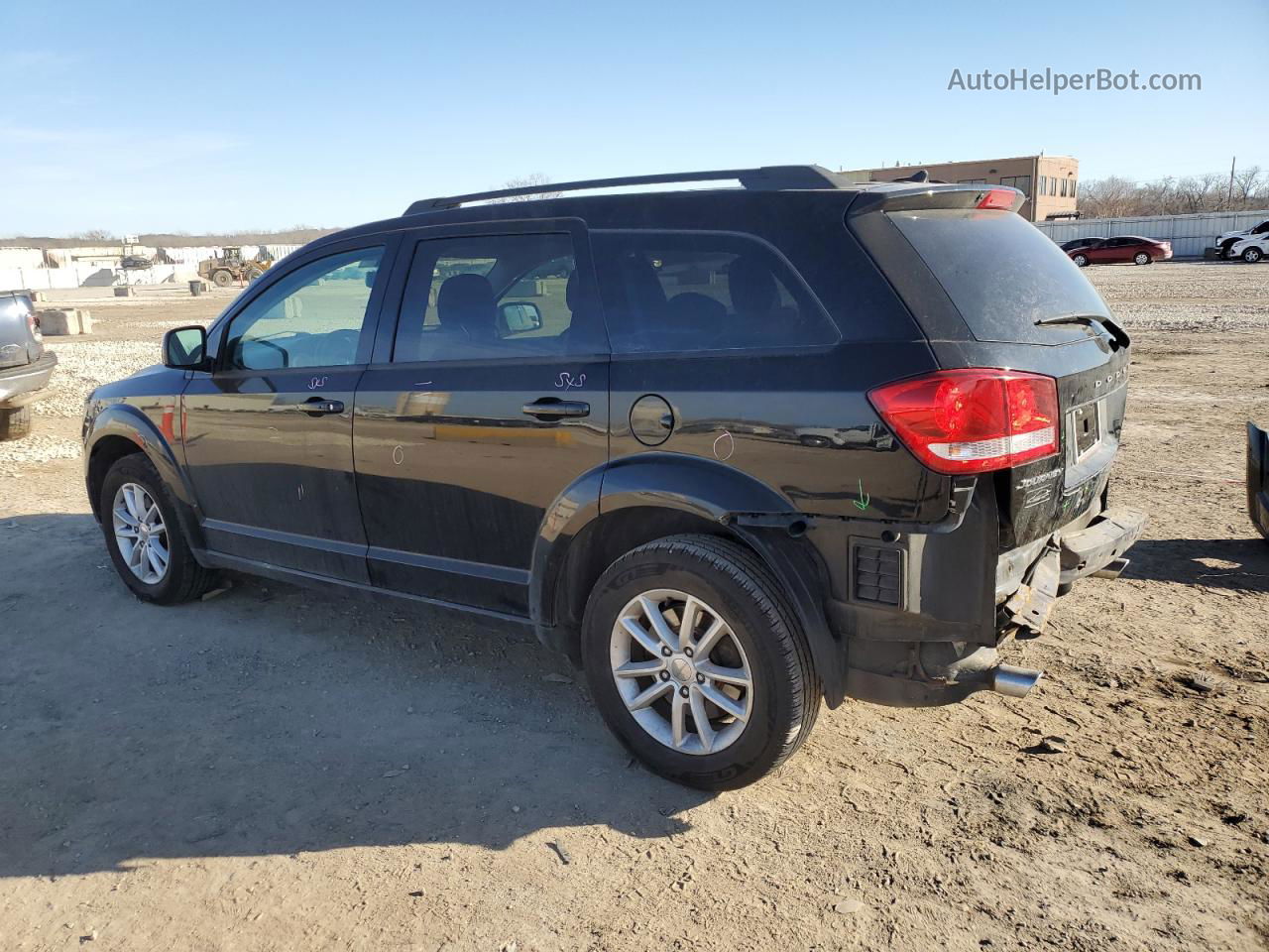 2017 Dodge Journey Sxt Черный vin: 3C4PDCBG1HT538249