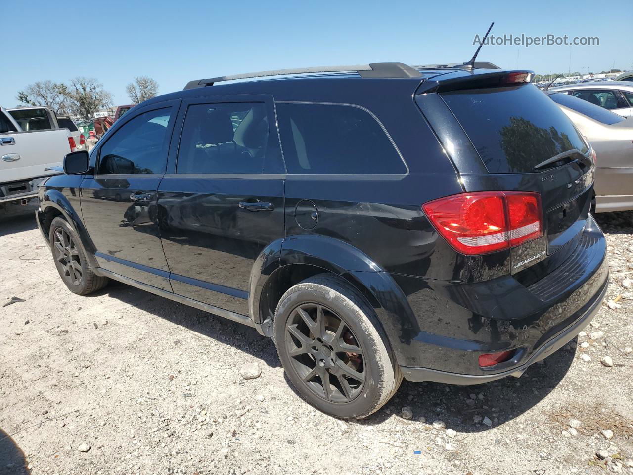 2017 Dodge Journey Sxt Черный vin: 3C4PDCBG1HT670699