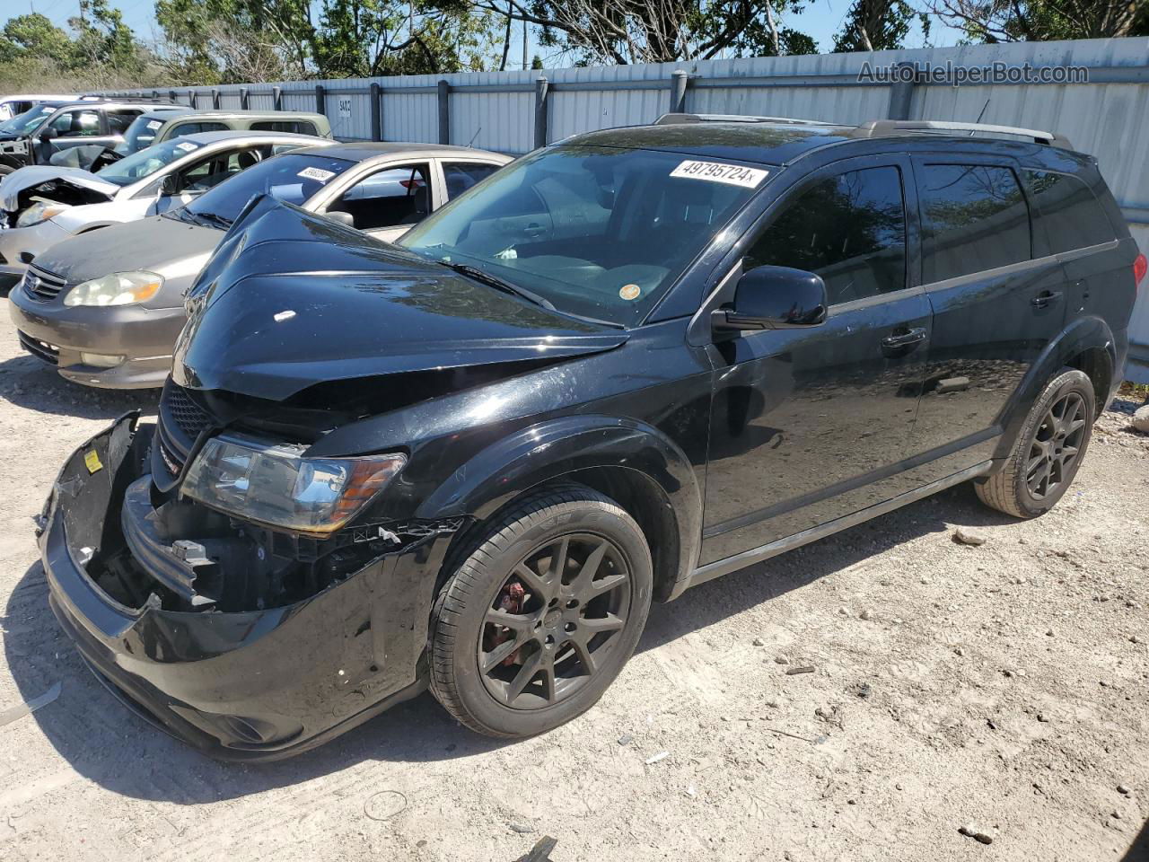 2017 Dodge Journey Sxt Black vin: 3C4PDCBG1HT670699