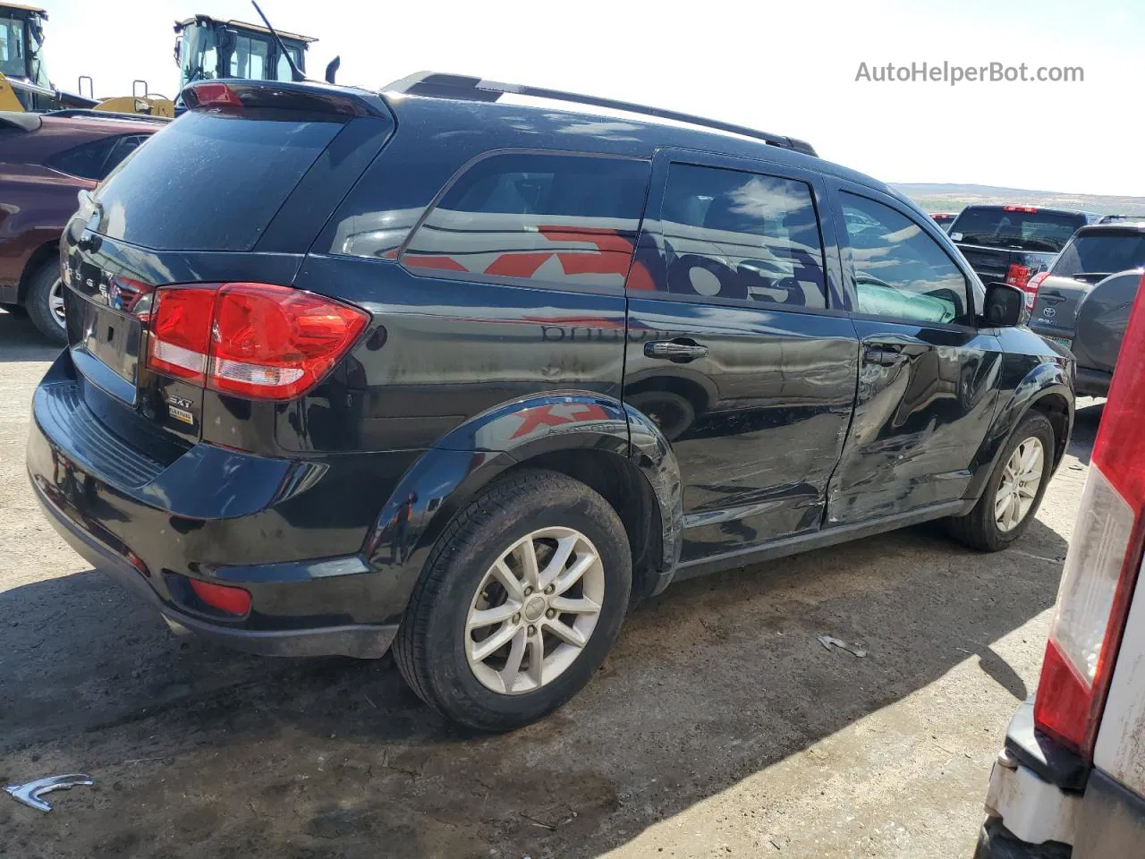 2014 Dodge Journey Sxt Black vin: 3C4PDCBG2ET175519