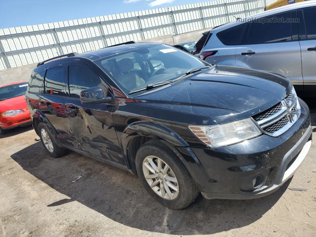 2014 Dodge Journey Sxt Black vin: 3C4PDCBG2ET175519