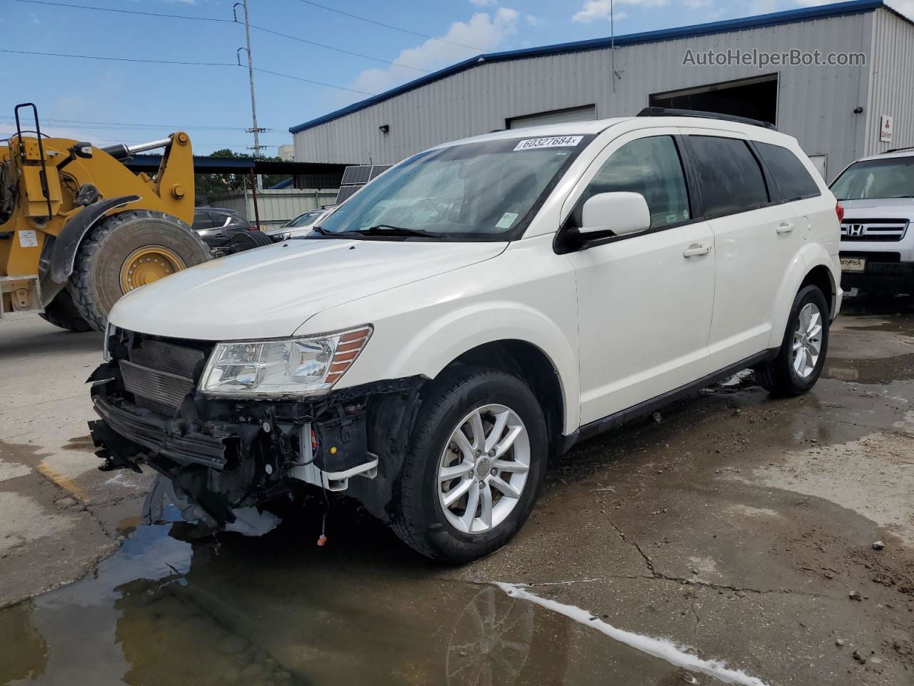 2015 Dodge Journey Sxt White vin: 3C4PDCBG2FT627650