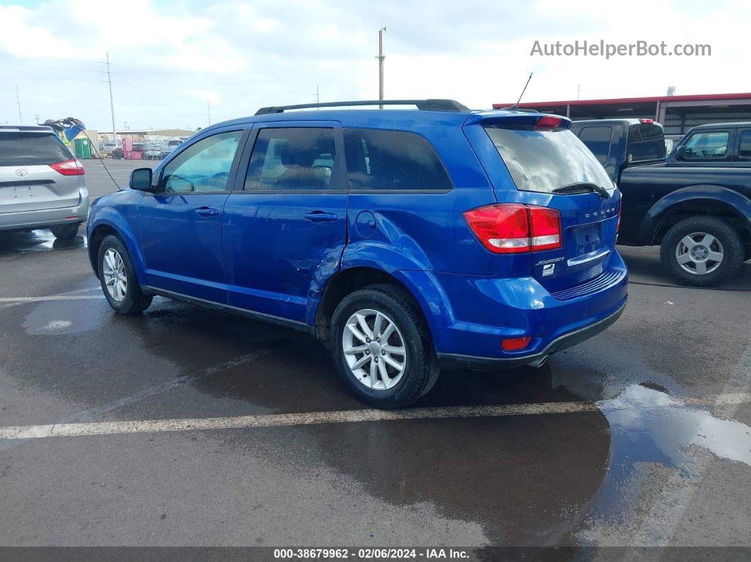 2015 Dodge Journey Sxt Синий vin: 3C4PDCBG2FT637269