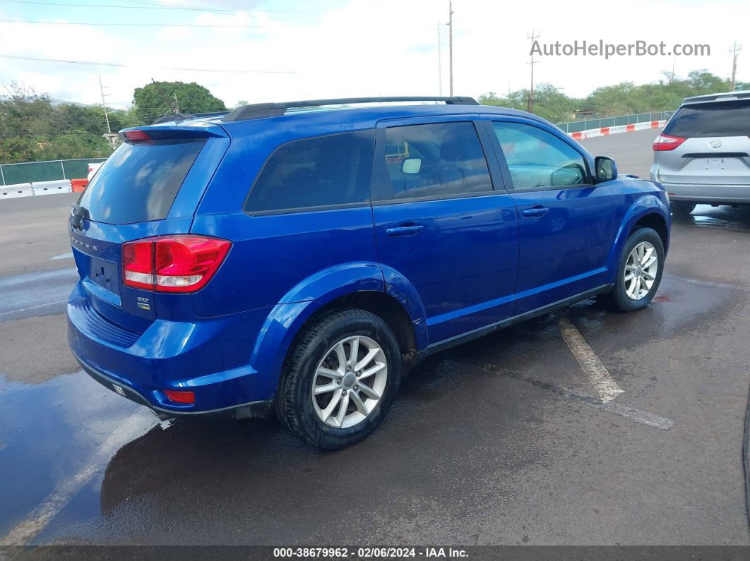 2015 Dodge Journey Sxt Синий vin: 3C4PDCBG2FT637269