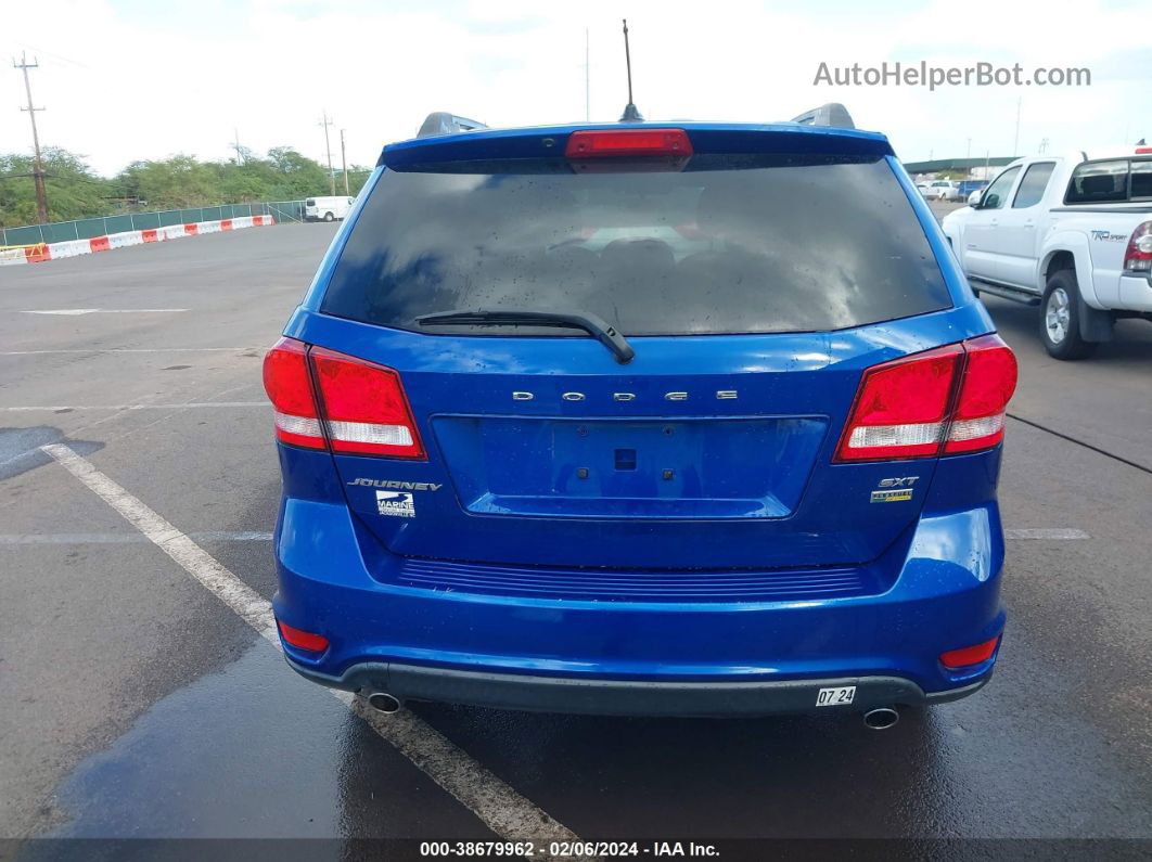 2015 Dodge Journey Sxt Blue vin: 3C4PDCBG2FT637269