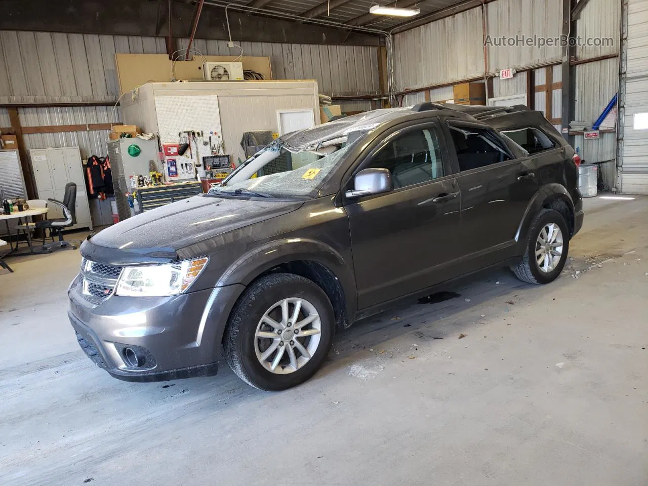 2015 Dodge Journey Sxt Gray vin: 3C4PDCBG2FT649440