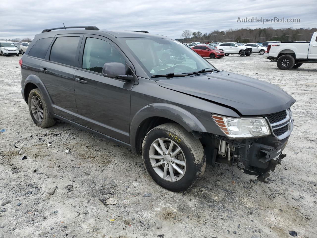 2016 Dodge Journey Sxt Gray vin: 3C4PDCBG2GT123066