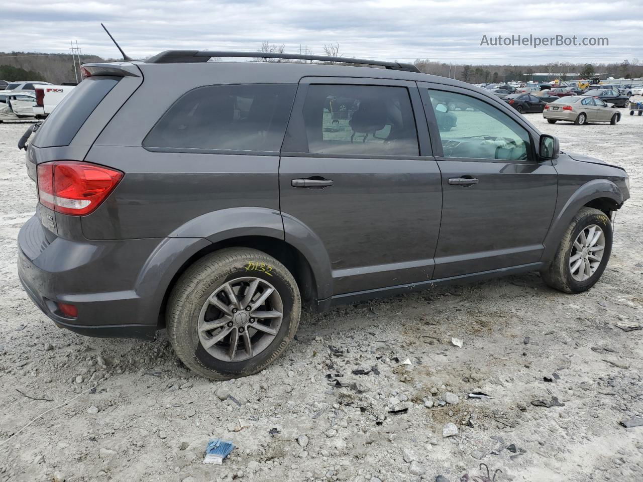 2016 Dodge Journey Sxt Gray vin: 3C4PDCBG2GT123066