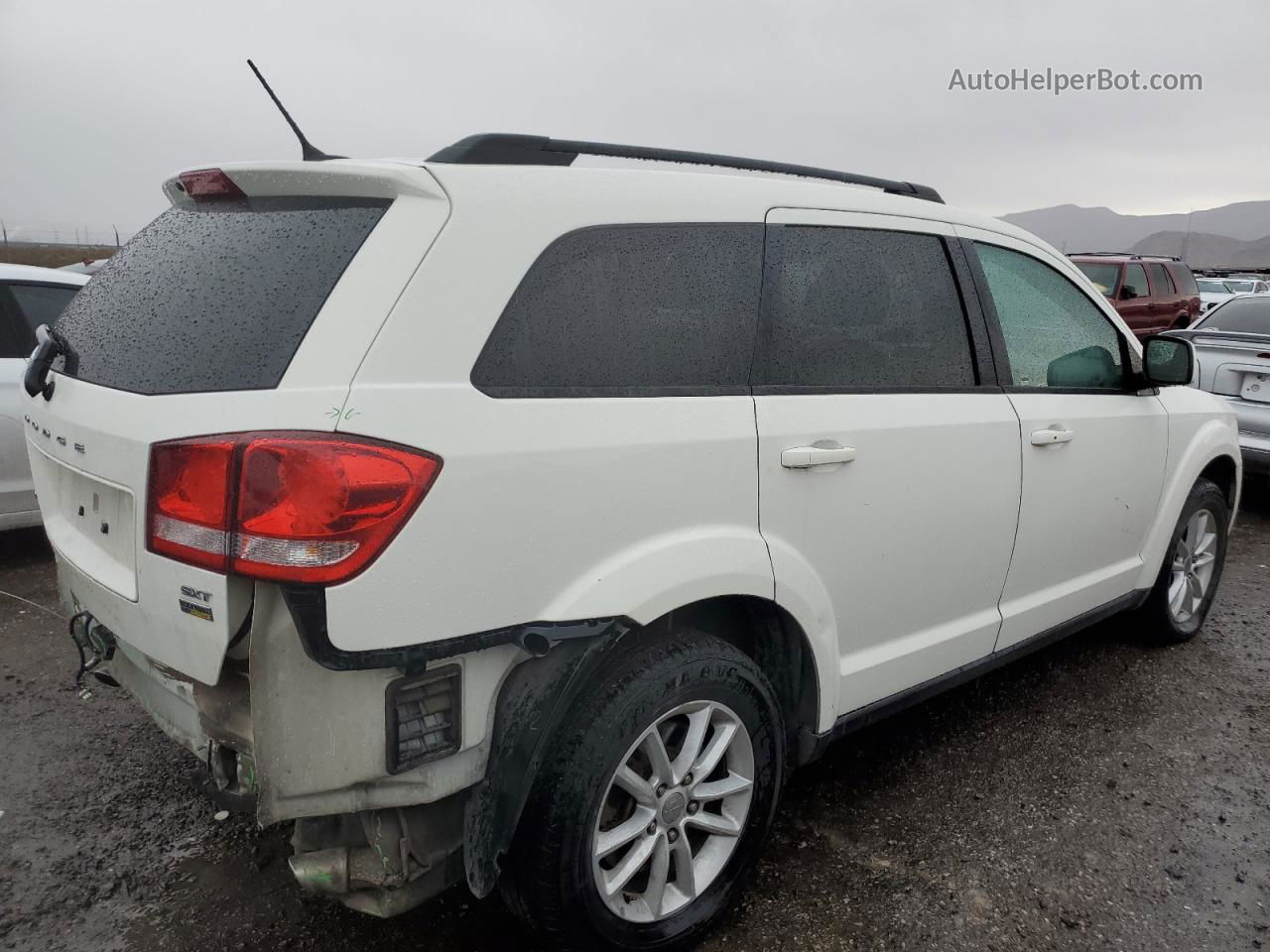 2016 Dodge Journey Sxt White vin: 3C4PDCBG2GT127358