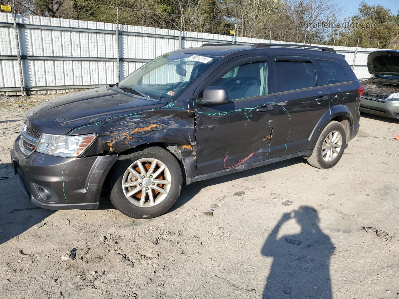 2016 Dodge Journey Sxt Серый vin: 3C4PDCBG2GT167620