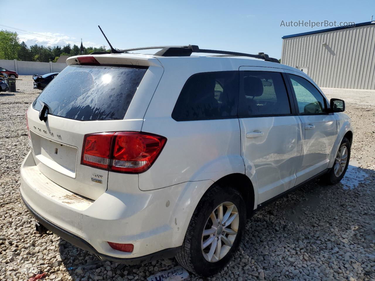 2016 Dodge Journey Sxt White vin: 3C4PDCBG2GT231347