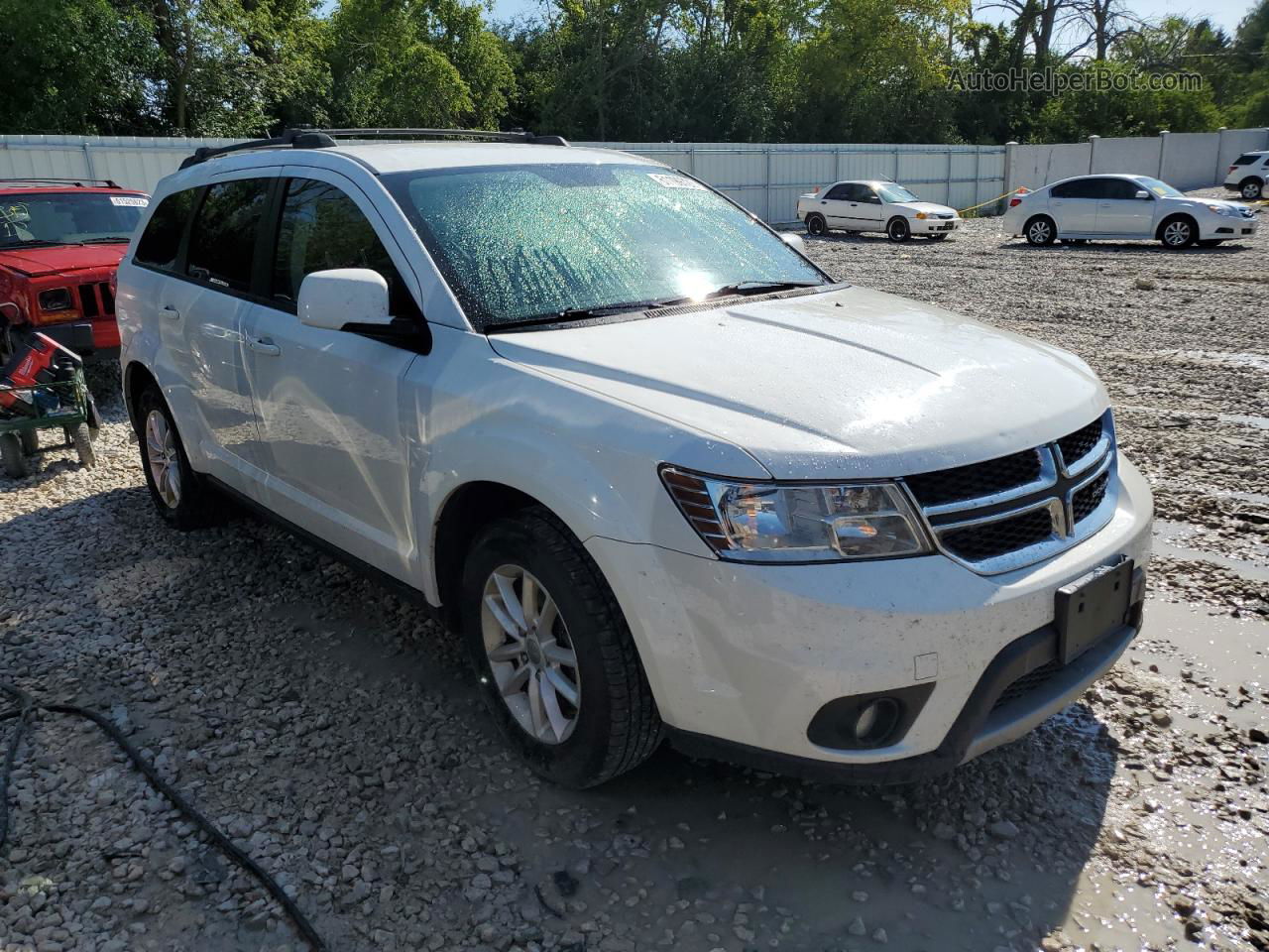 2016 Dodge Journey Sxt White vin: 3C4PDCBG2GT231347