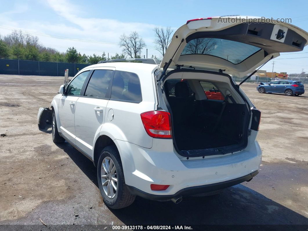 2017 Dodge Journey Sxt White vin: 3C4PDCBG2HT576833