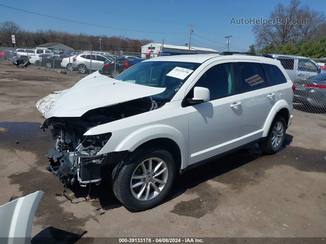 2017 Dodge Journey Sxt White vin: 3C4PDCBG2HT576833