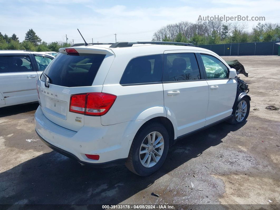 2017 Dodge Journey Sxt White vin: 3C4PDCBG2HT576833