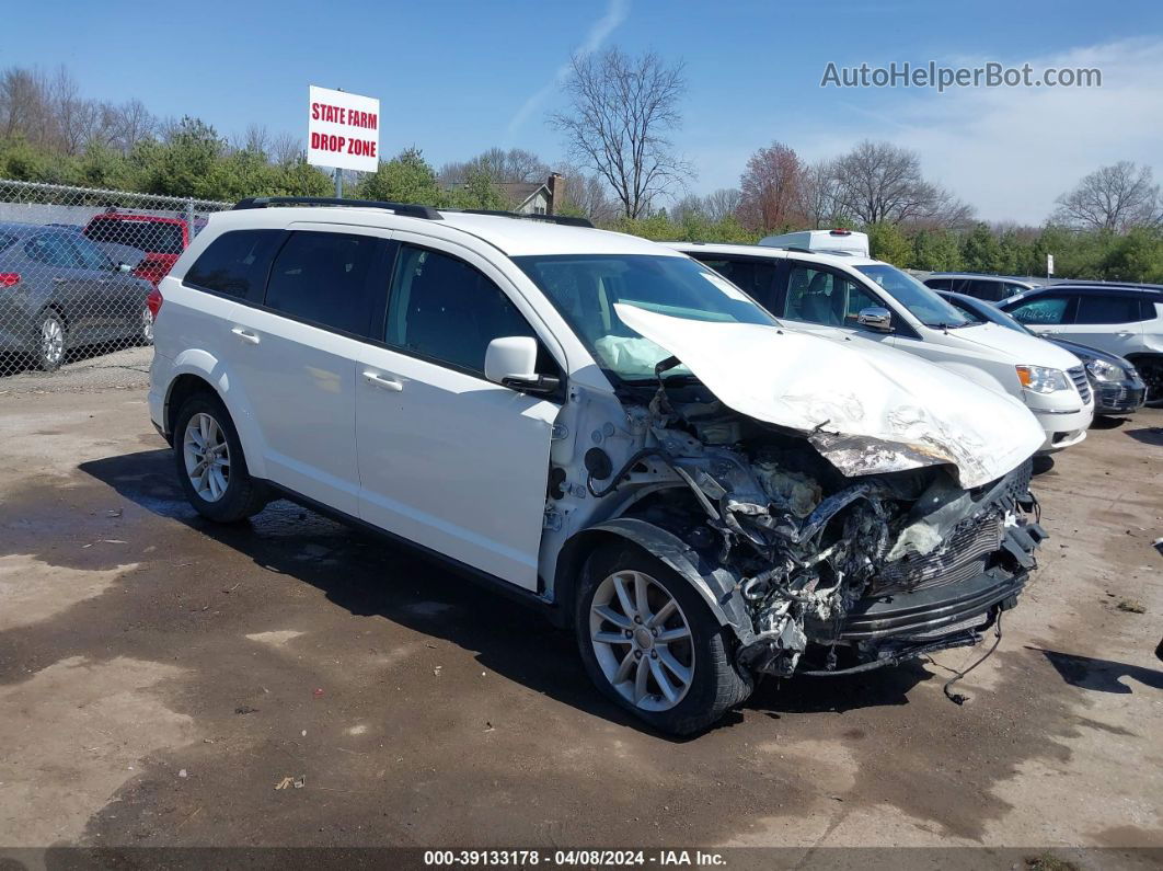 2017 Dodge Journey Sxt White vin: 3C4PDCBG2HT576833