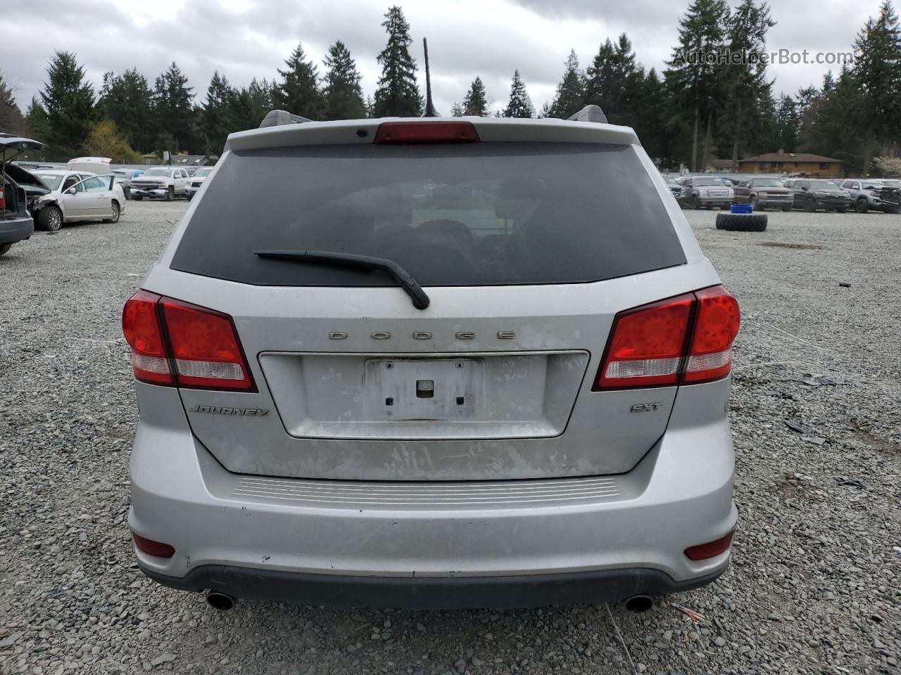 2014 Dodge Journey Sxt Silver vin: 3C4PDCBG3ET183919