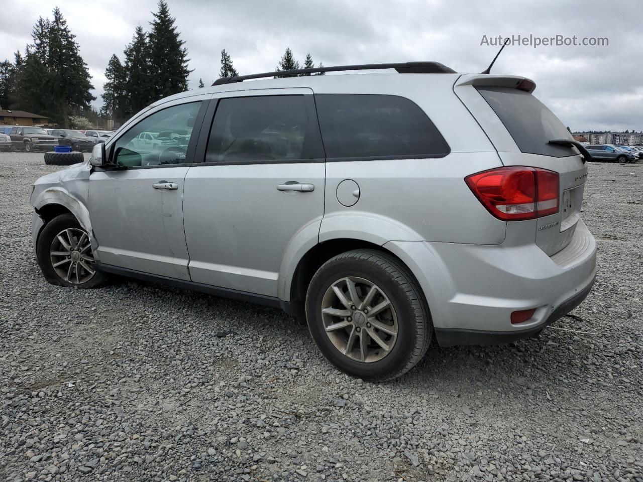 2014 Dodge Journey Sxt Серебряный vin: 3C4PDCBG3ET183919