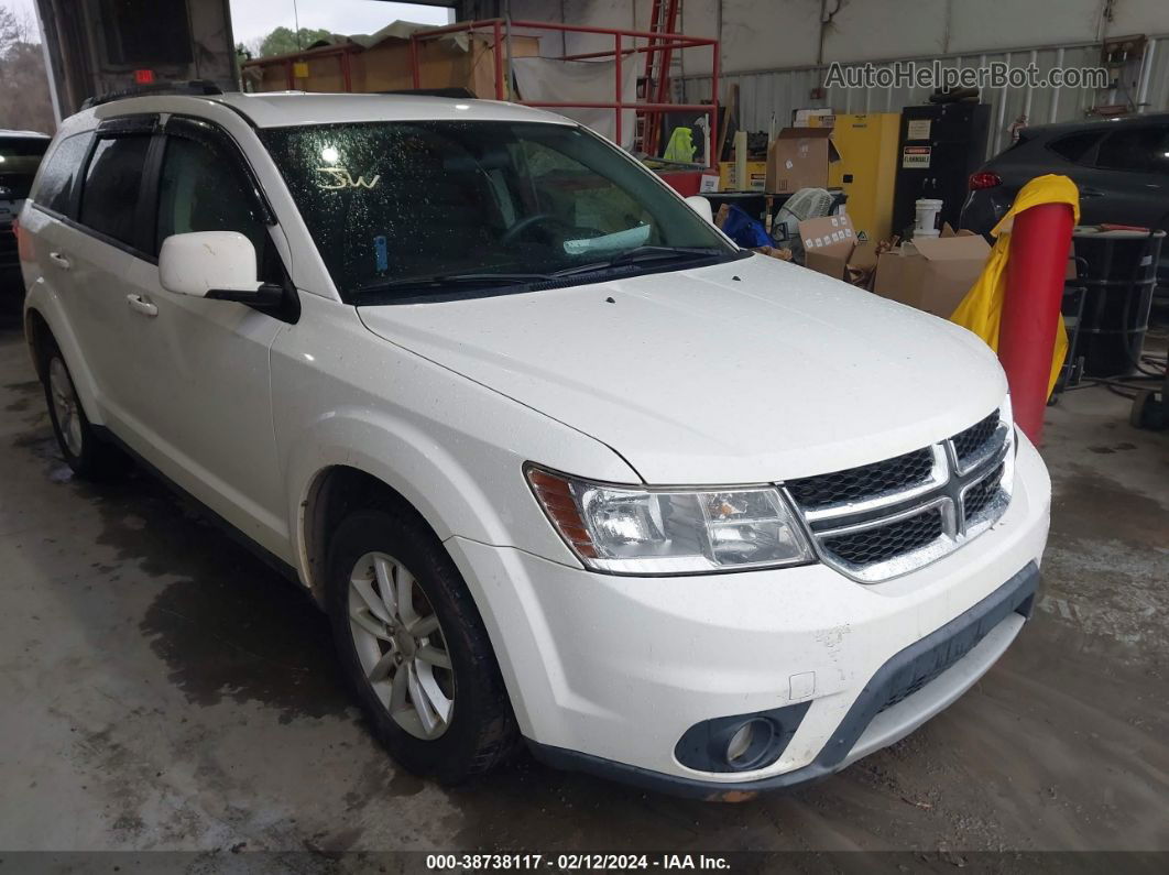 2014 Dodge Journey Sxt Белый vin: 3C4PDCBG3ET211105