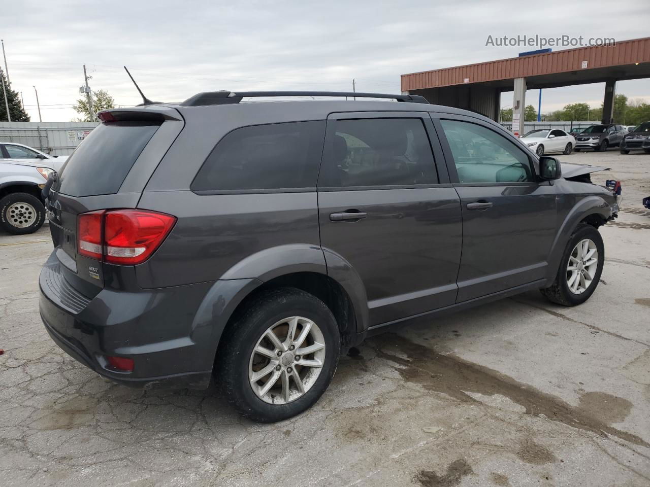 2014 Dodge Journey Sxt Gray vin: 3C4PDCBG3ET224369