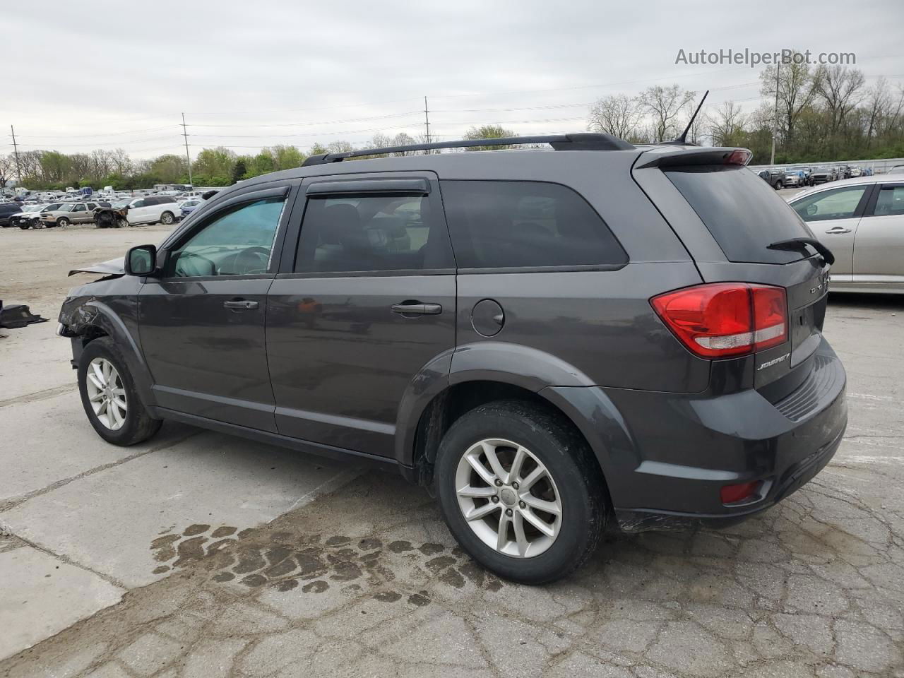 2014 Dodge Journey Sxt Gray vin: 3C4PDCBG3ET224369