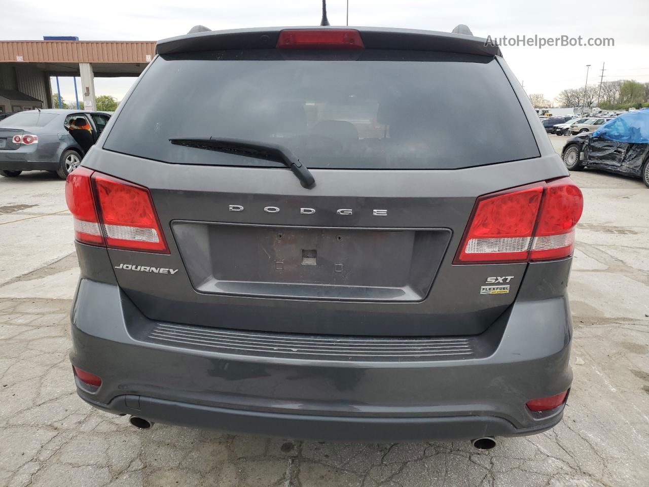 2014 Dodge Journey Sxt Gray vin: 3C4PDCBG3ET224369