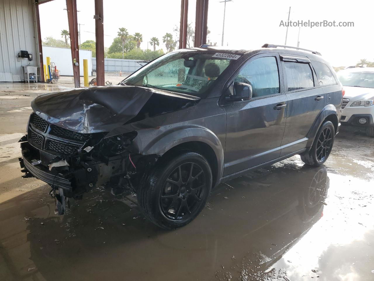 2015 Dodge Journey Sxt Gray vin: 3C4PDCBG3FT517836